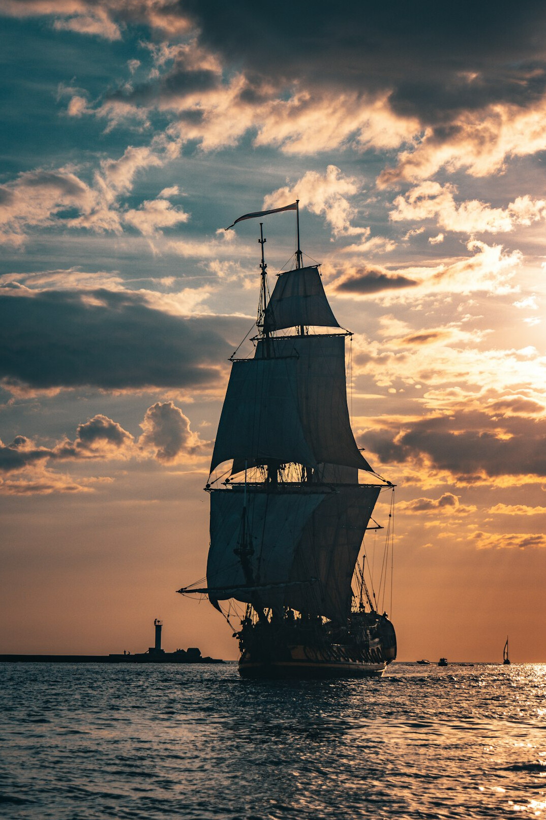 old sailing ship