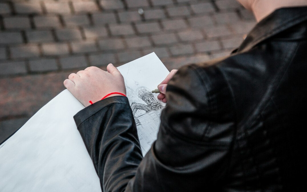 detective investigating documents